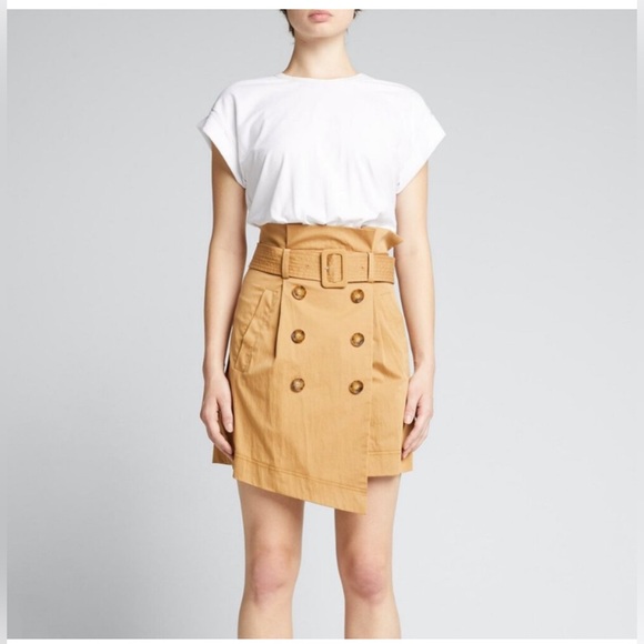 Veronica Beard Melany Sailor Button Front Mixed-Media Dress - Picture 10 of 14